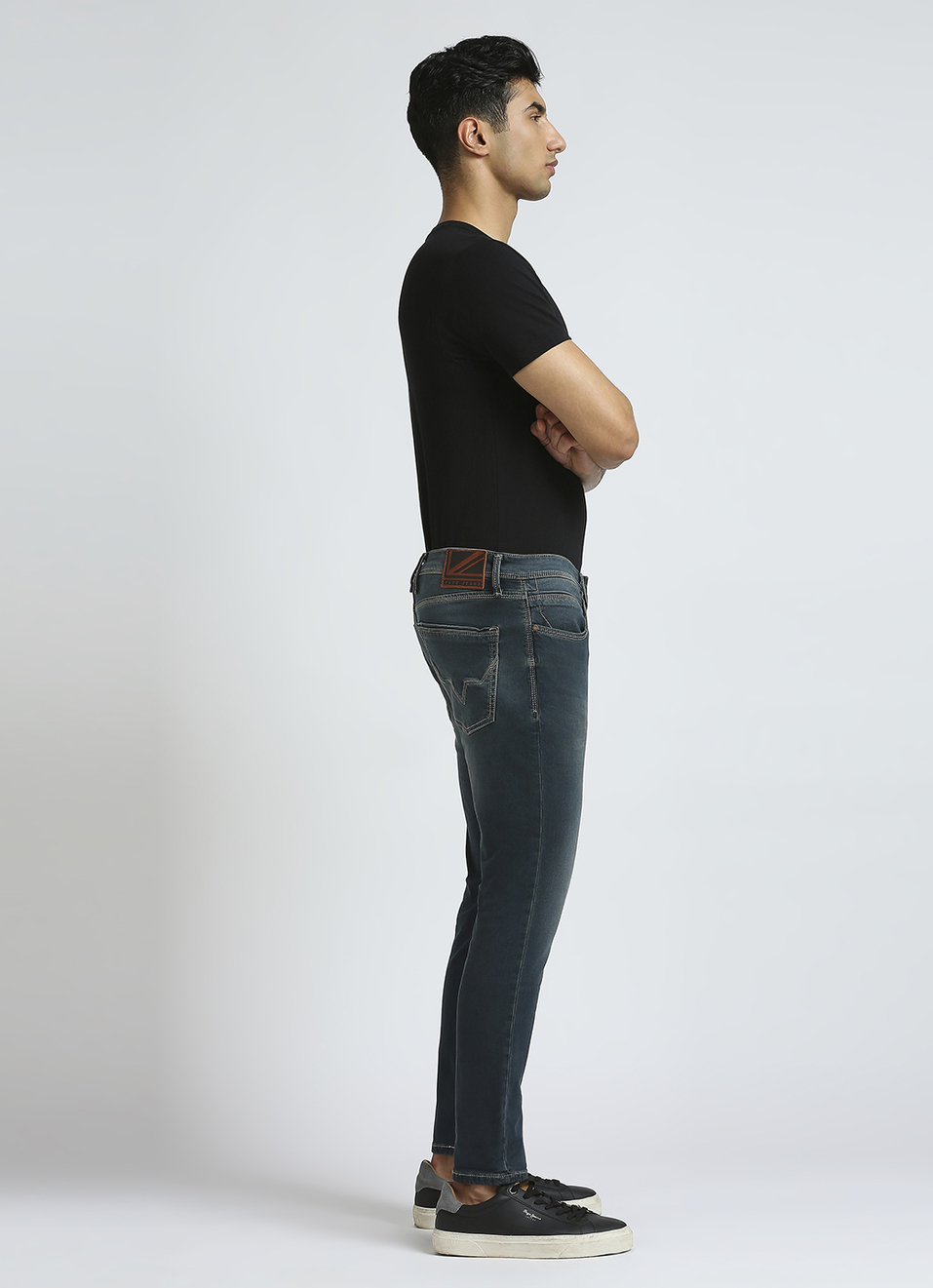 Oliver Blue Mid Rise Gymindigo Ankle Jeans, , large image number 6