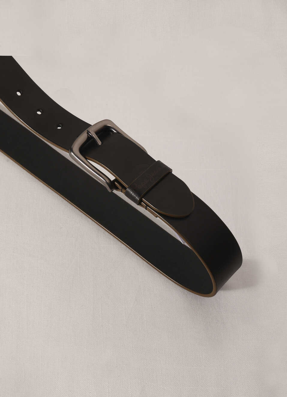 Brown Classic Leather Belt, , large image number 2