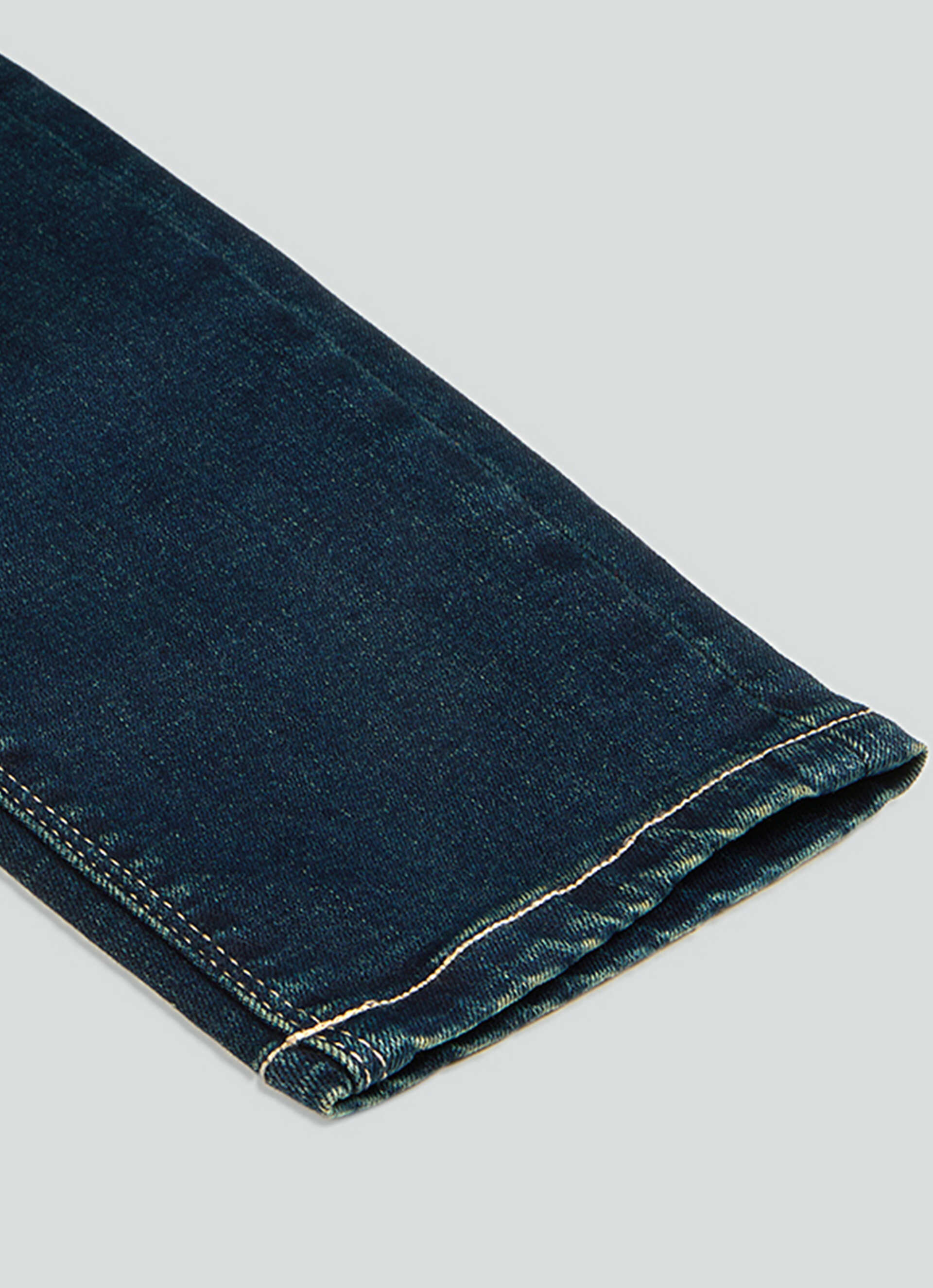 Men Blue Skinny Fit Stretchable Jeans, , large image number 8