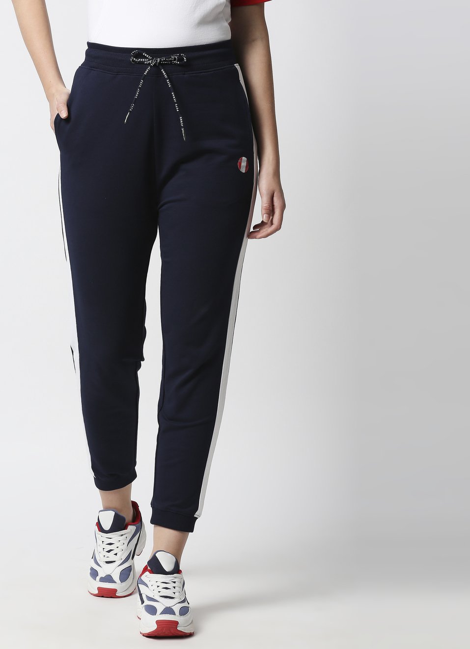 Judith Sporty Colour Block Jogger With Branding, , large image number 0