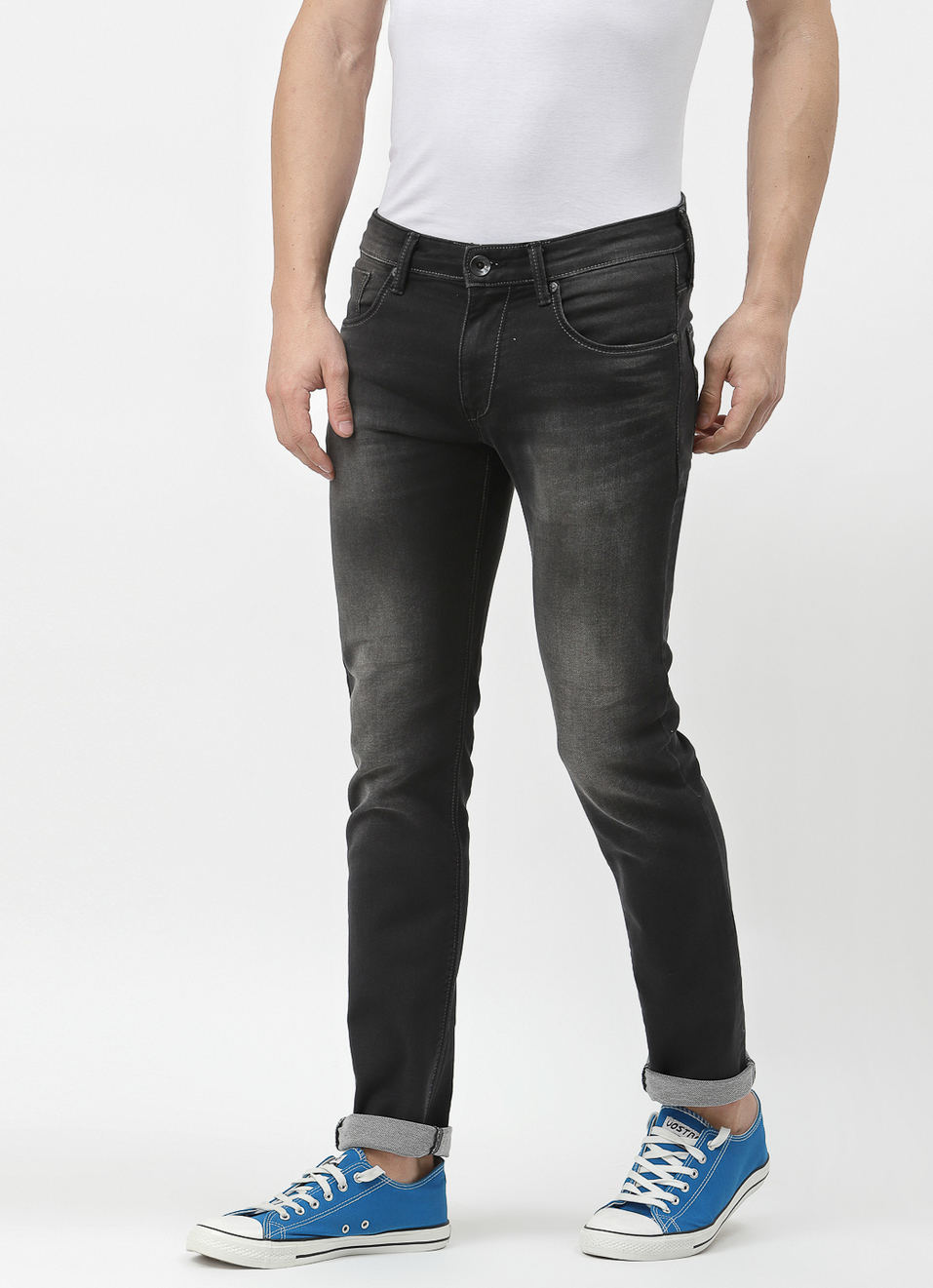 Tapered Vapour Tapered Fit Low Waist Jeans, , large image number 2