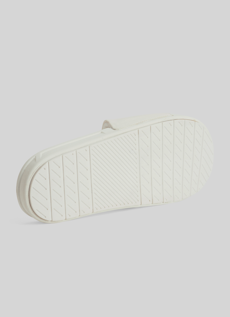 White Logo Printed Anti-skid Beach Slides, , large image number 5