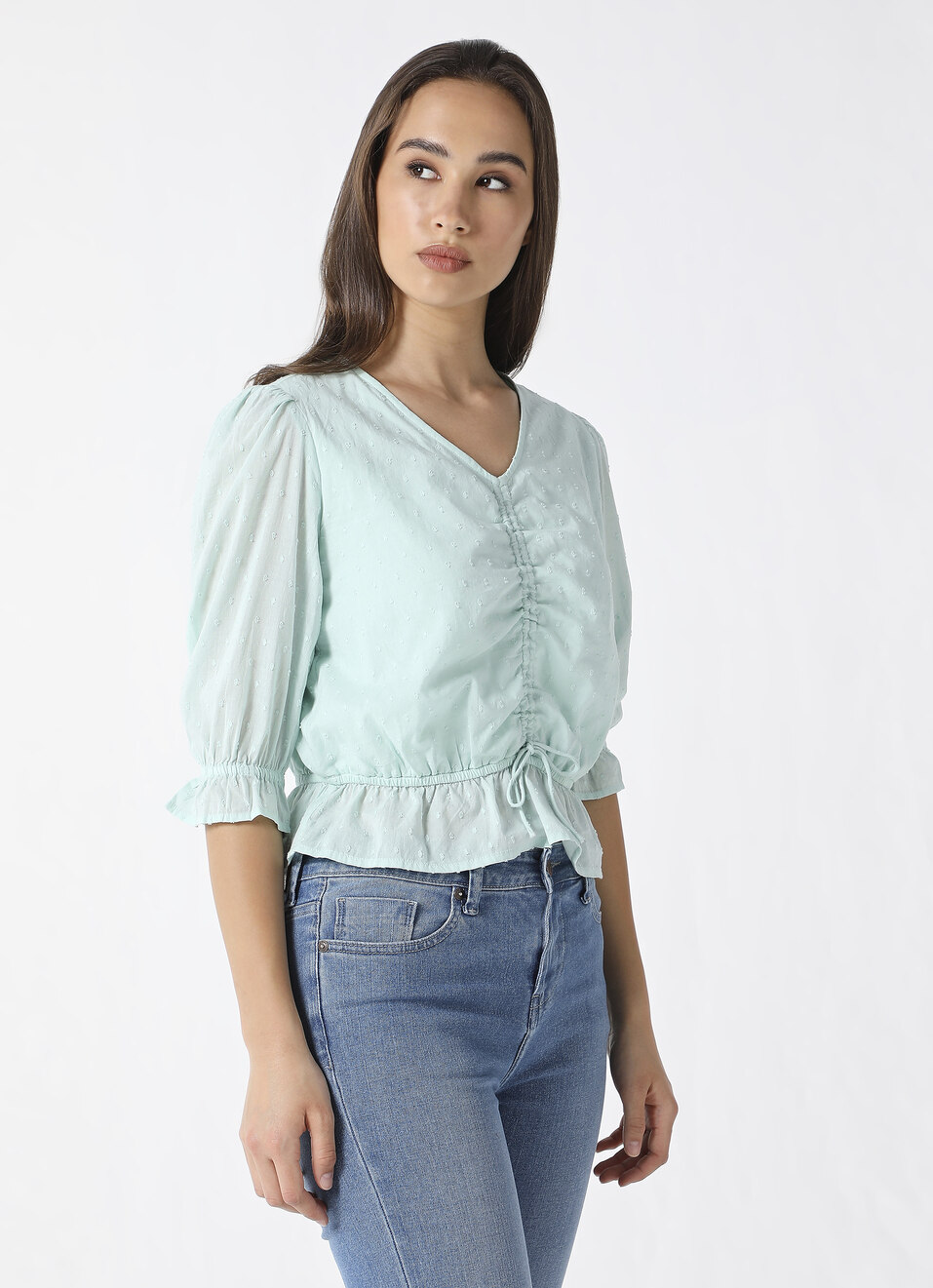Stylish woven top, , large image number 0