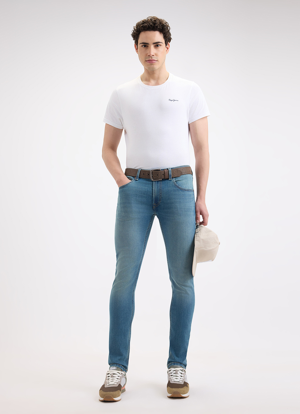 Men Green Slim Tapered Fit Low Rise Jeans, , large image number 1
