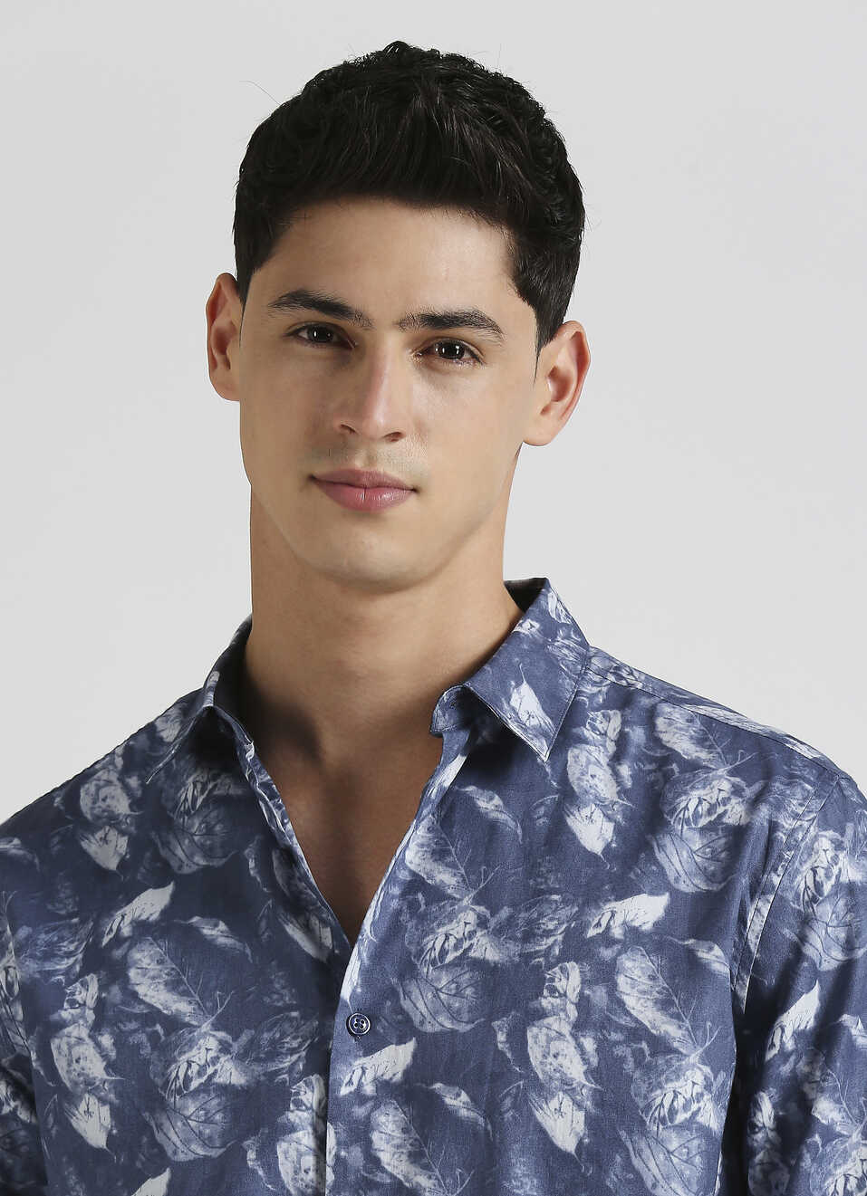 Blue All Over Print Premium Long Sleeve Shirt, , large image number 4