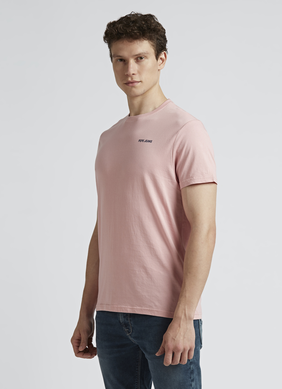 Pink Back Print Short Sleeve T-shirt, , large image number 3