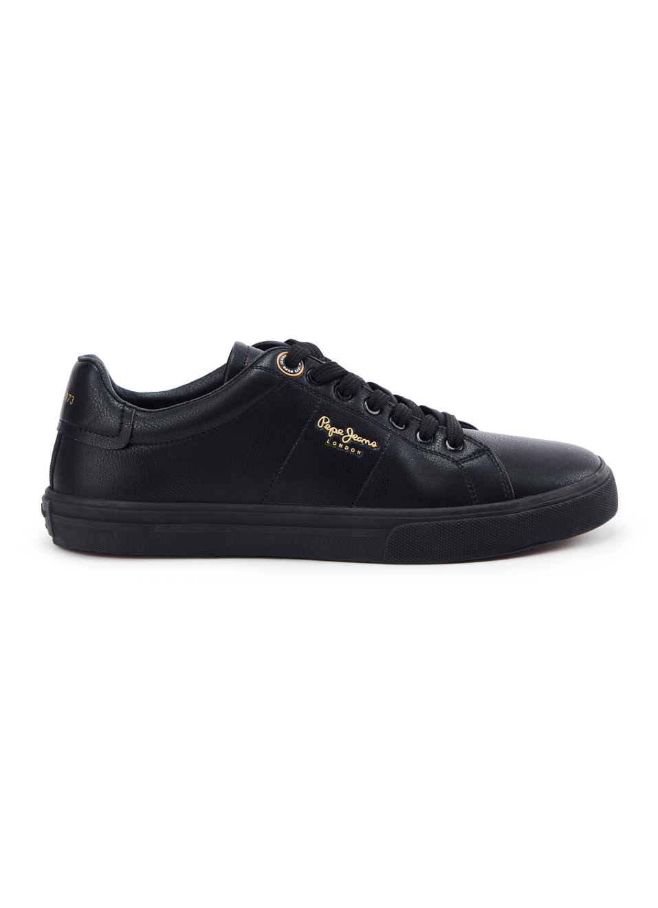 Black Low-cut Anti-skid Cupsole Sneakers, , large image number 5