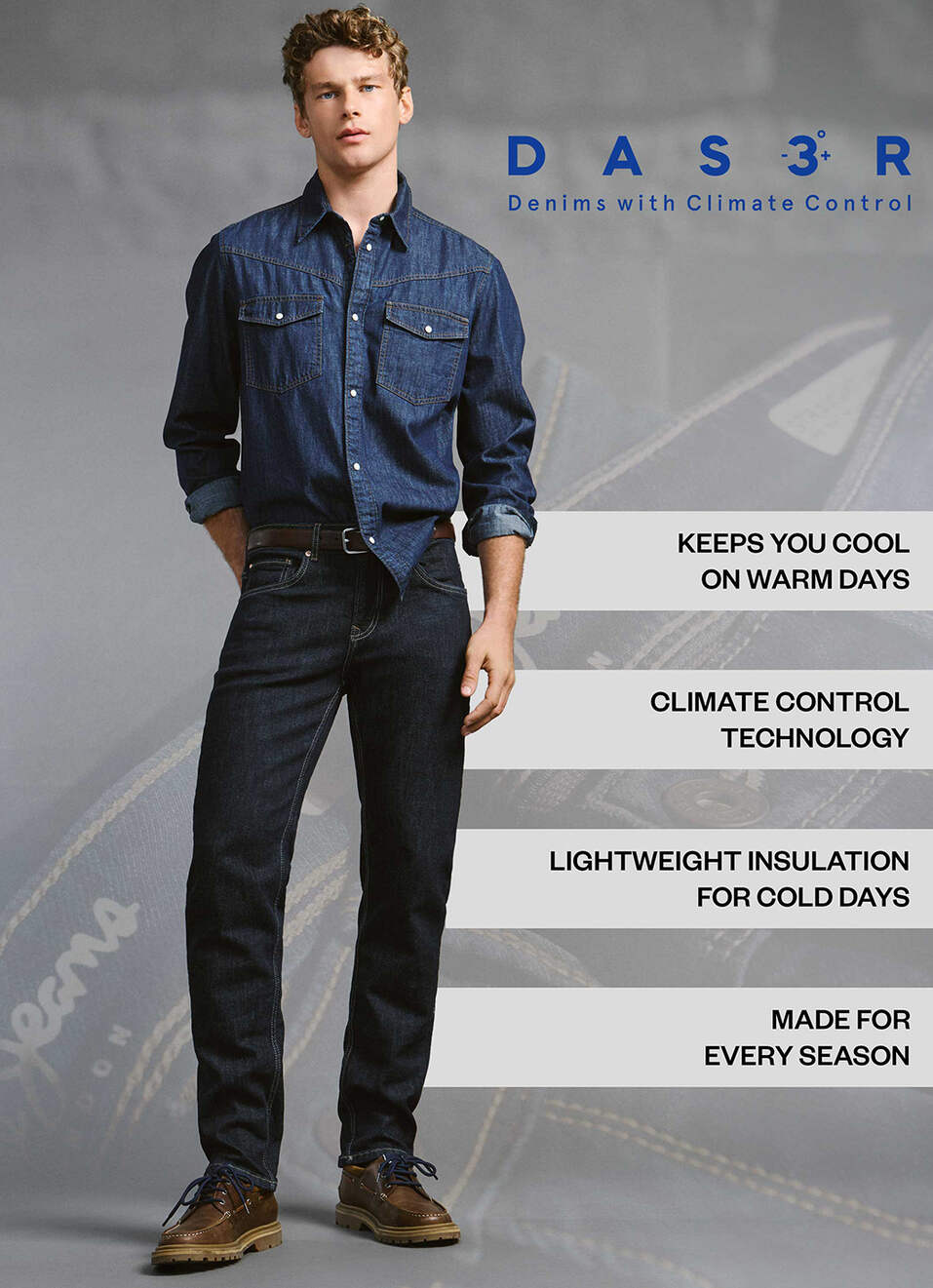 Men Blue Regular Fit Mid Rise All-climate Stretchable Jeans, , large image number 5