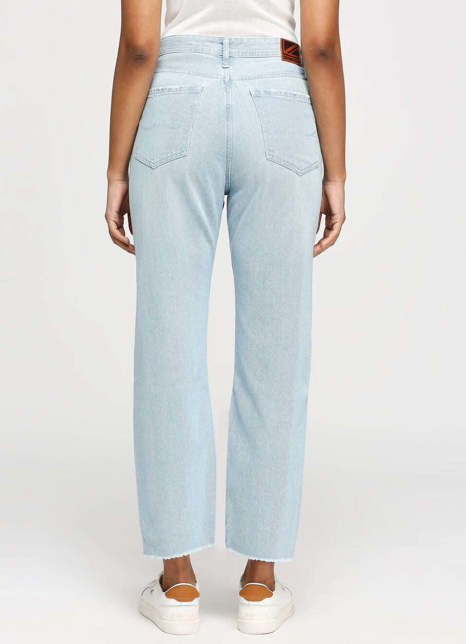Robyn Light Blue High Rise Straight Fit Jeans, , large image number 2
