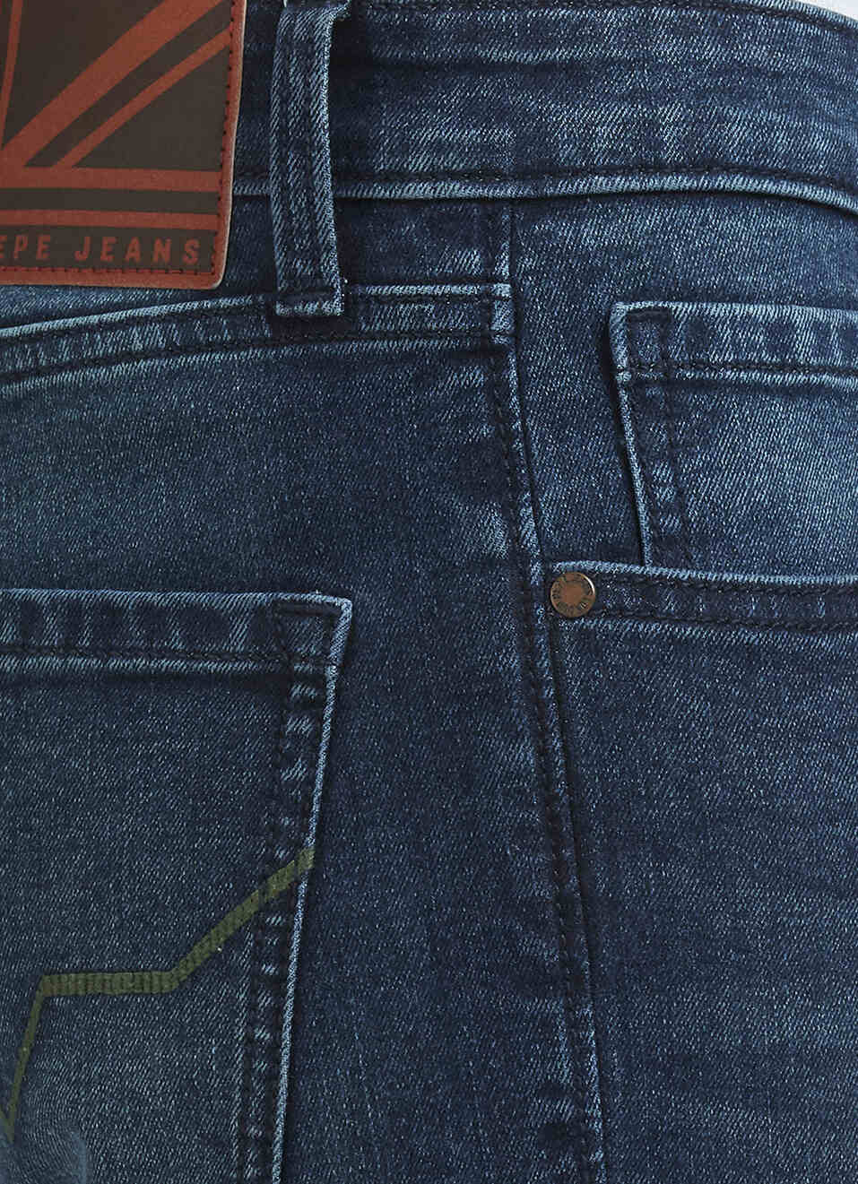 Danial Blue Low Waist Tapered Jeans, , large image number 4