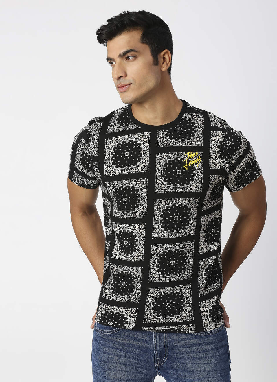 FINN SR all over Bandana printed tee, , large image number 0