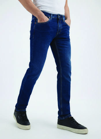 Men Blue Slim Fit Mid Rise Jeans 