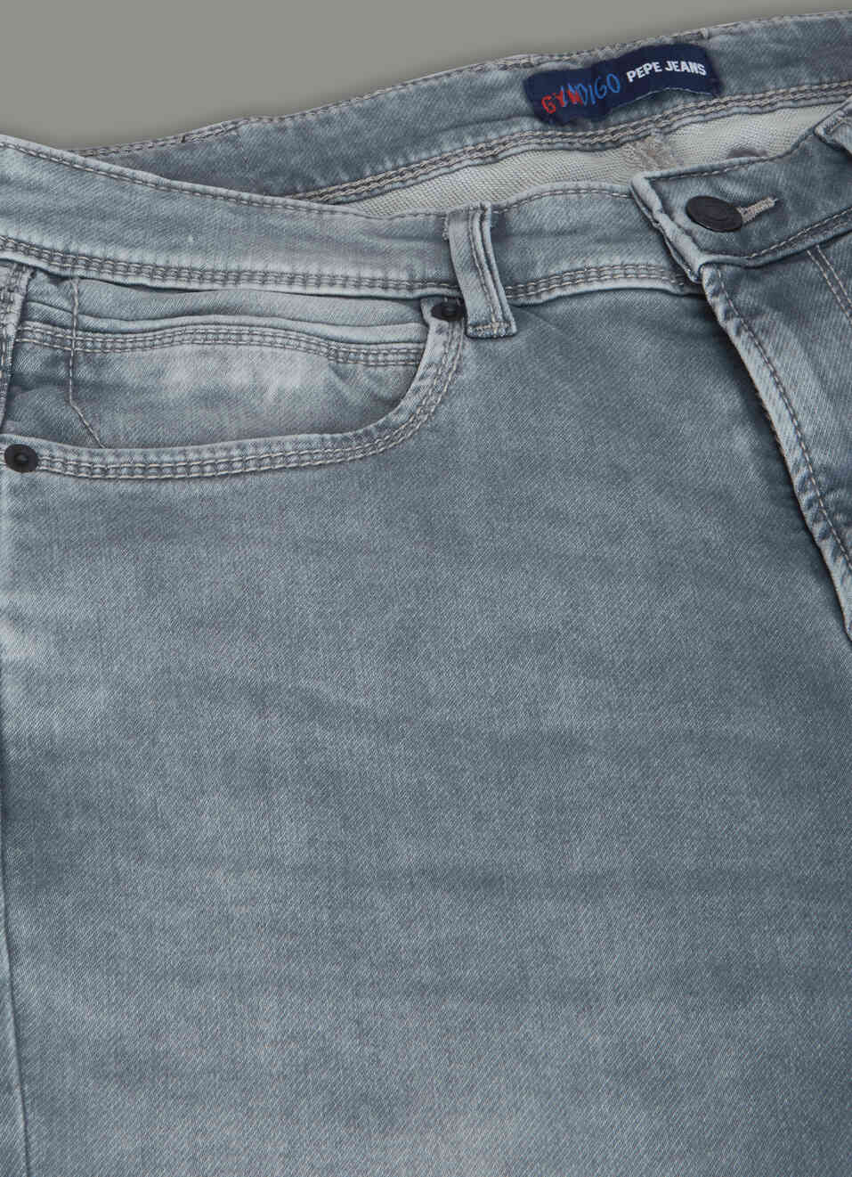 Men Grey Skinny Fit Mid Rise Stretchable Jeans, , large image number 5