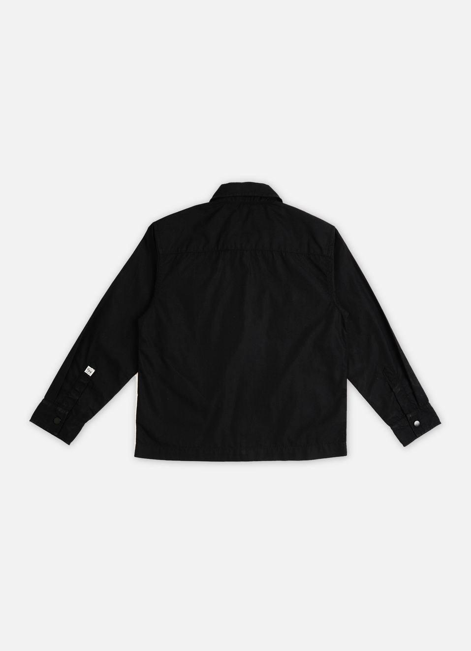 Boys Black Flap Pocket Full Sleeve Shirt, , large image number 1