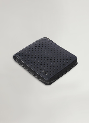 Blue Embossed Wallet