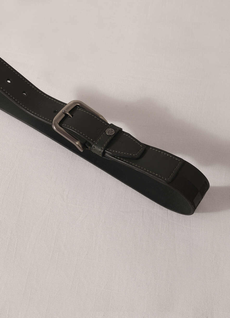 Green Laser Cut Leather Belt, , large image number 2