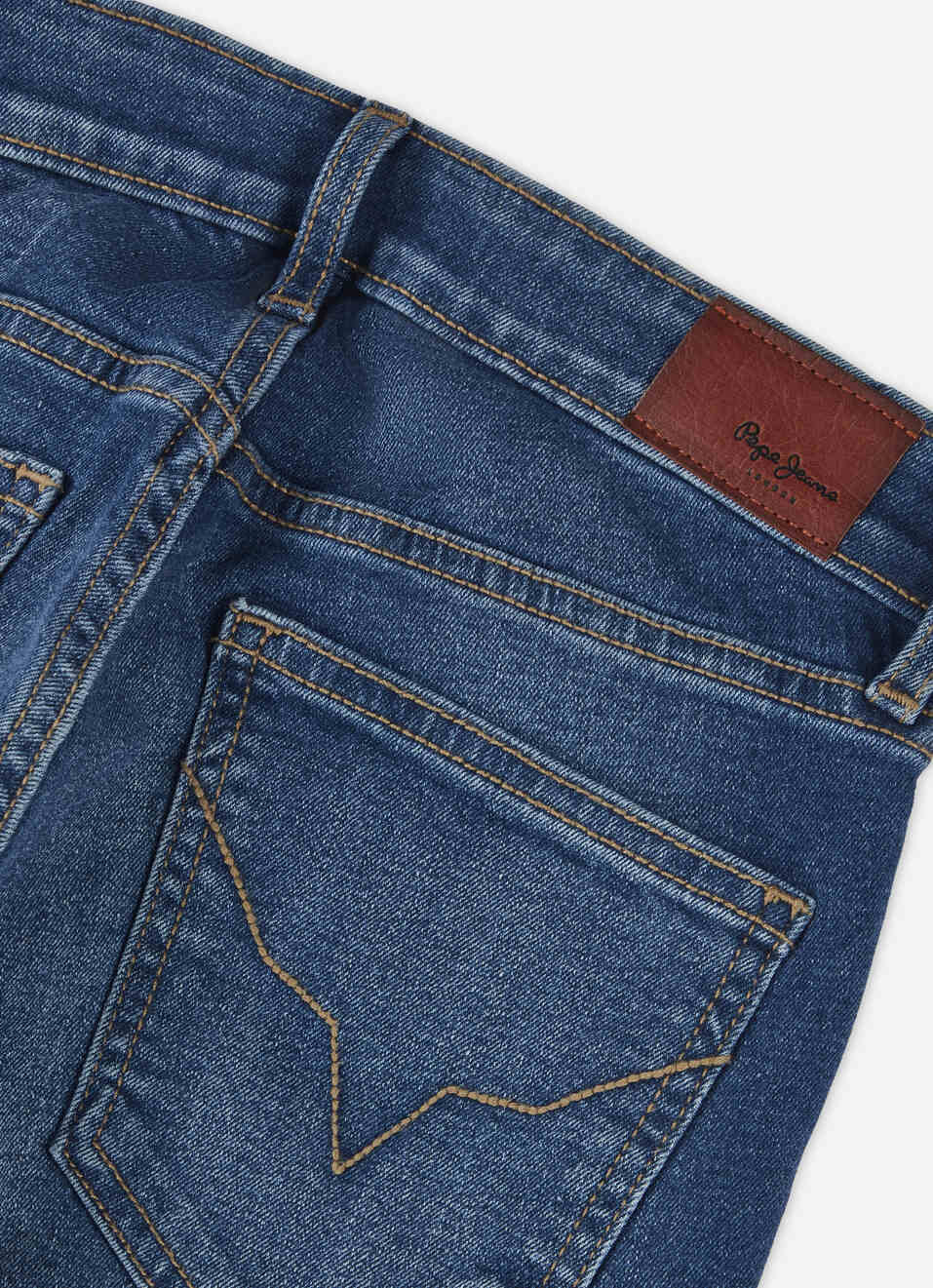 Boys Cashed Blue Mid Rise Slim Jeans, , large image number 3