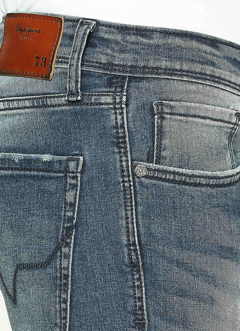Tapered Fit Low Waist Jeans, , large image number 4