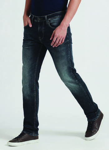 Vapour Mid Rise Slim Fit Powerflex Jeans