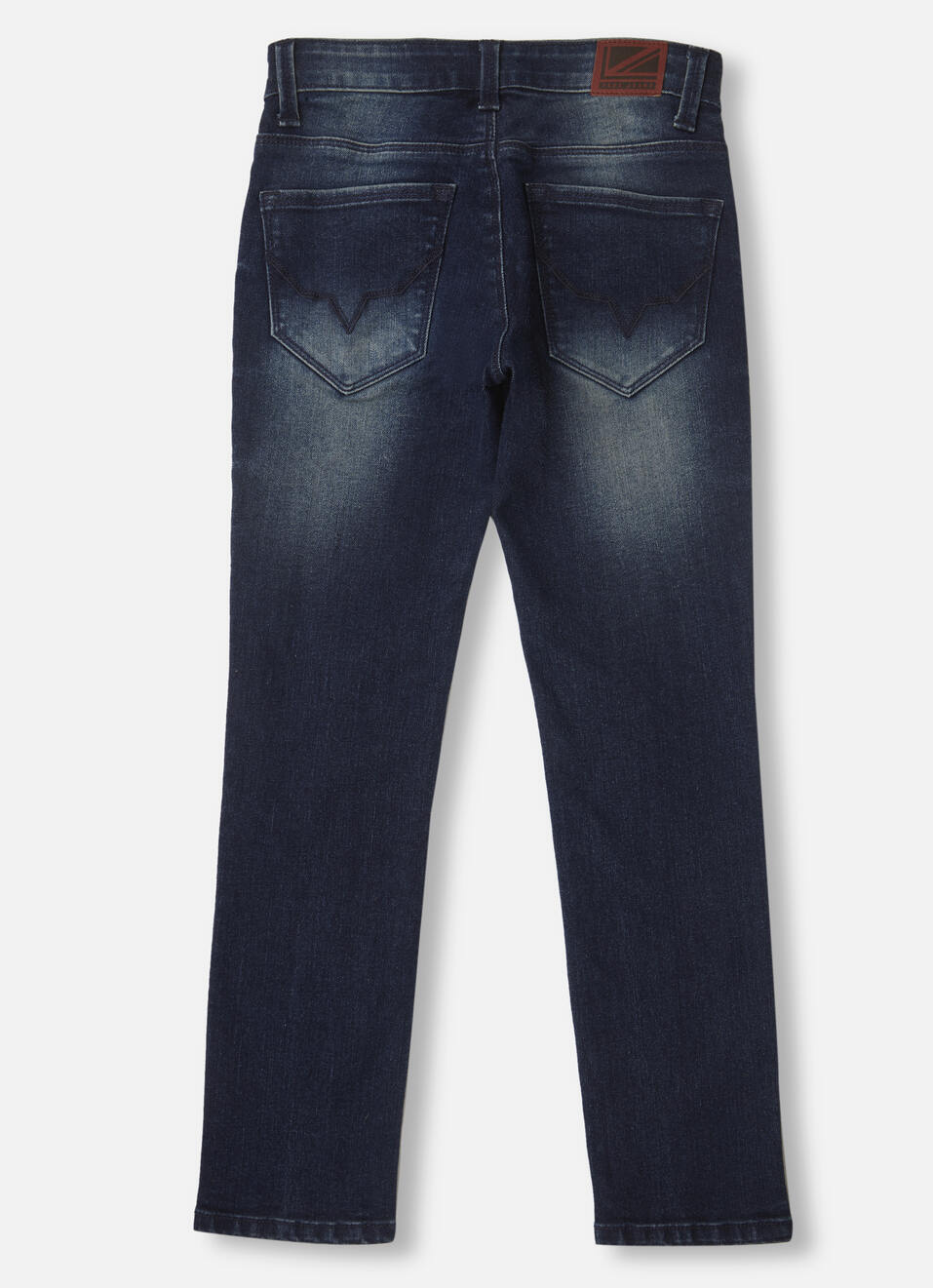 Boys Cash Dark Blue Mid Rise Slim Fit Jeans, , large image number 1