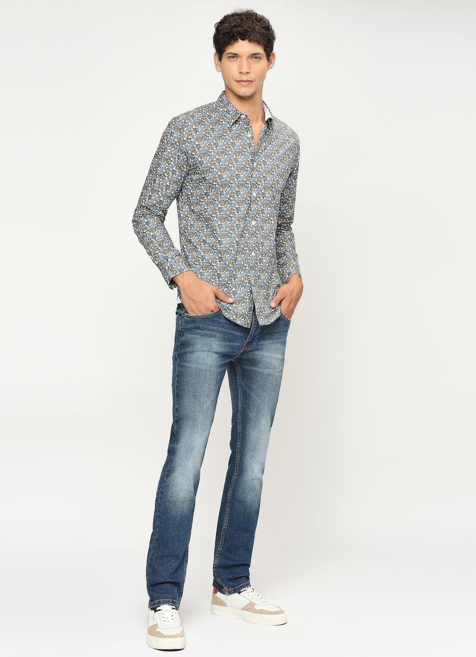 Brown Printed Full Sleeve Shirt, , large image number 6