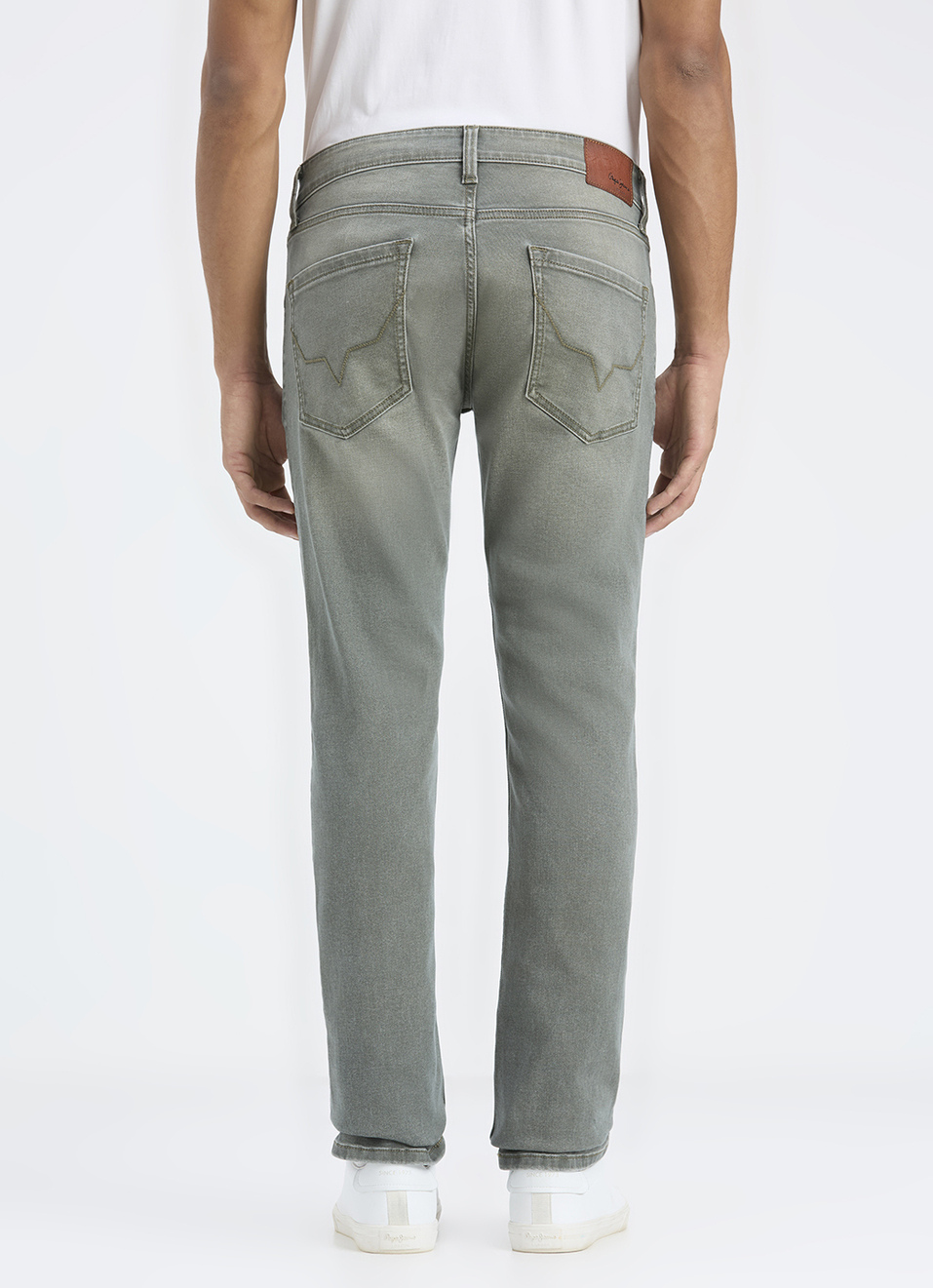 Men Grey Mid Rise Slim Fit Stretchable Jeans, , large image number 3