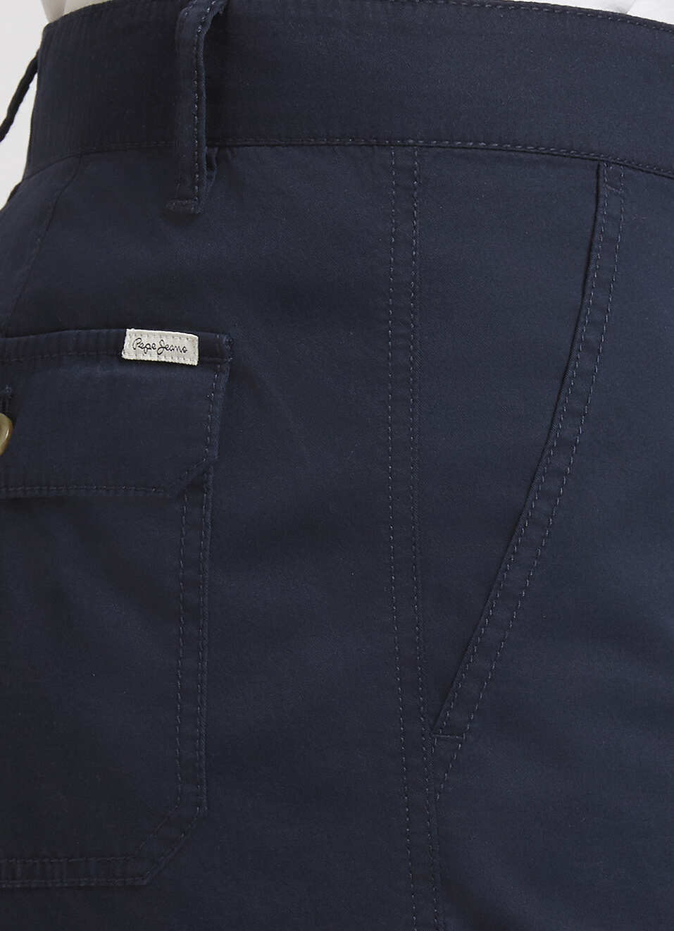 Navy Stretch Cargos, , large image number 4