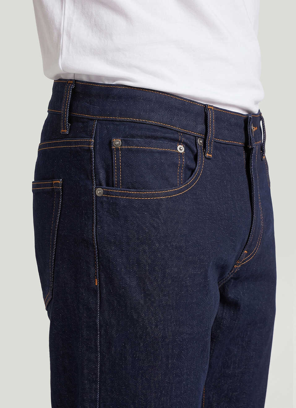 Men Raw Stretchable Bootcut Jeans, , large image number 4