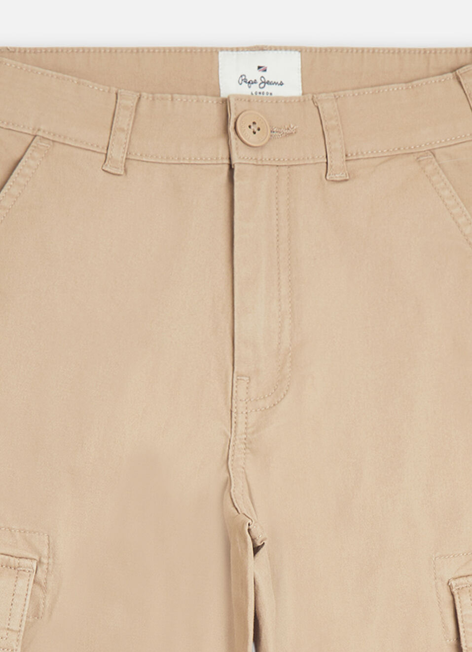 Boys Khaki Lightweight Cargo, , large image number 2