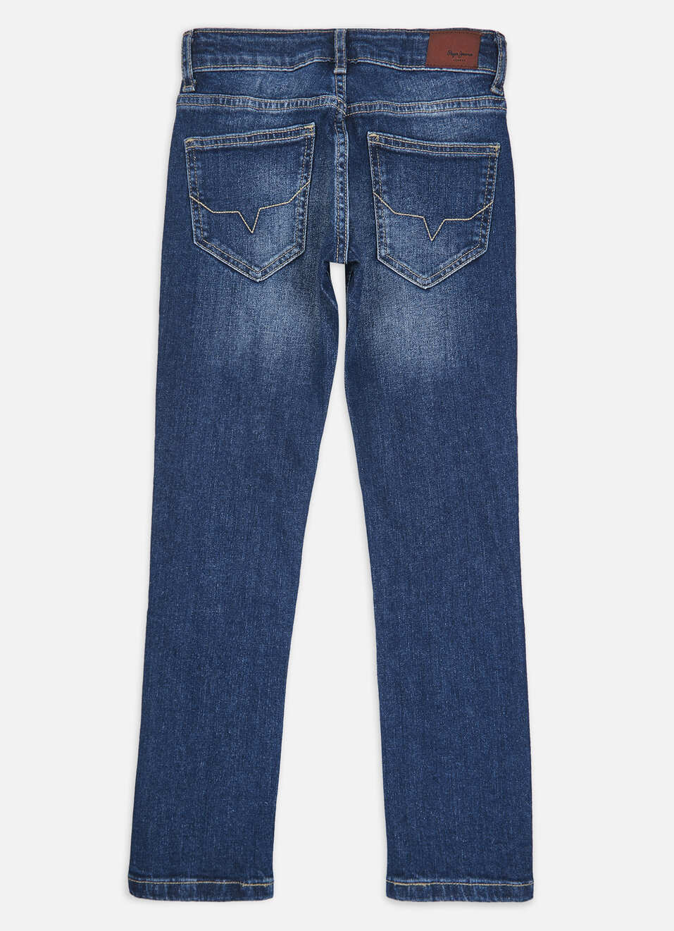 Boys Cashed Blue Mid Rise Slim Jeans, , large image number 1