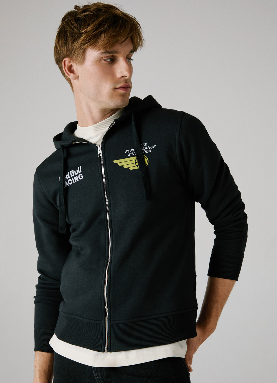 Red Bull Racing X Pepe Jeans Black Comfort Fit Hoodie, , large image number 1