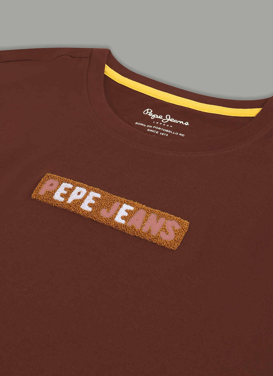 Men Brown Graphic Relaxed Fit T-shirt, , large image number 3