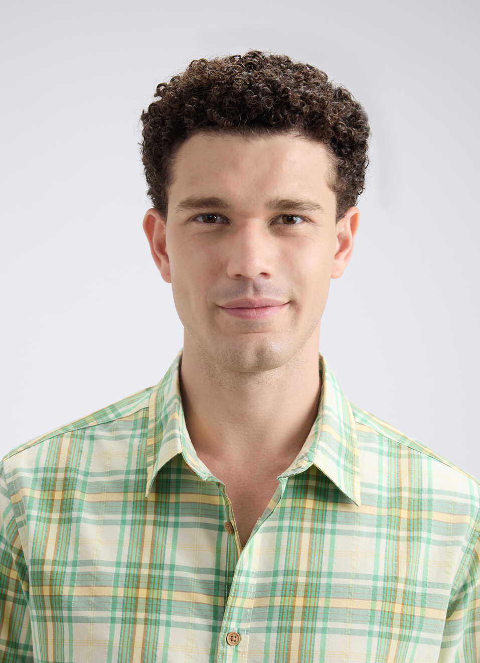 Men Green Check Full Sleeve Shirt, , large image number 4