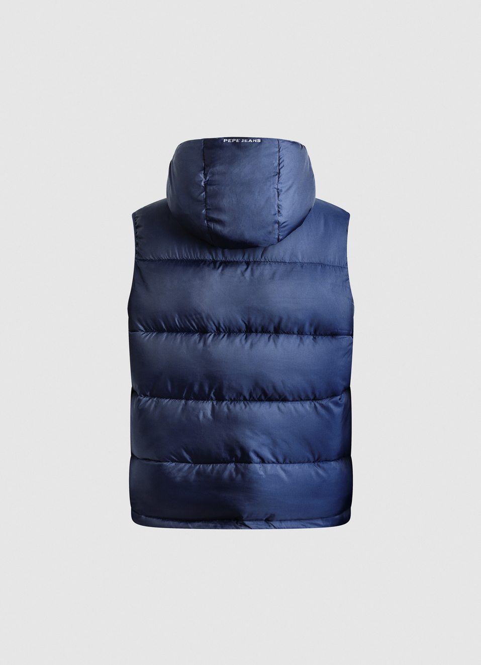 Red Bull Racing X Pepe Jeans Blue Printed Logo Hooded Gilet, , large image number 6