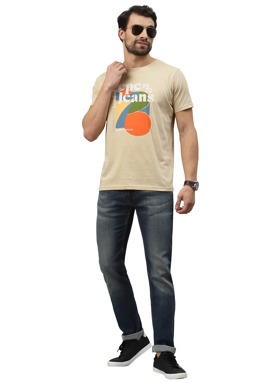 Datsun Ss Graphic Printed T-Shirt, , large image number 3
