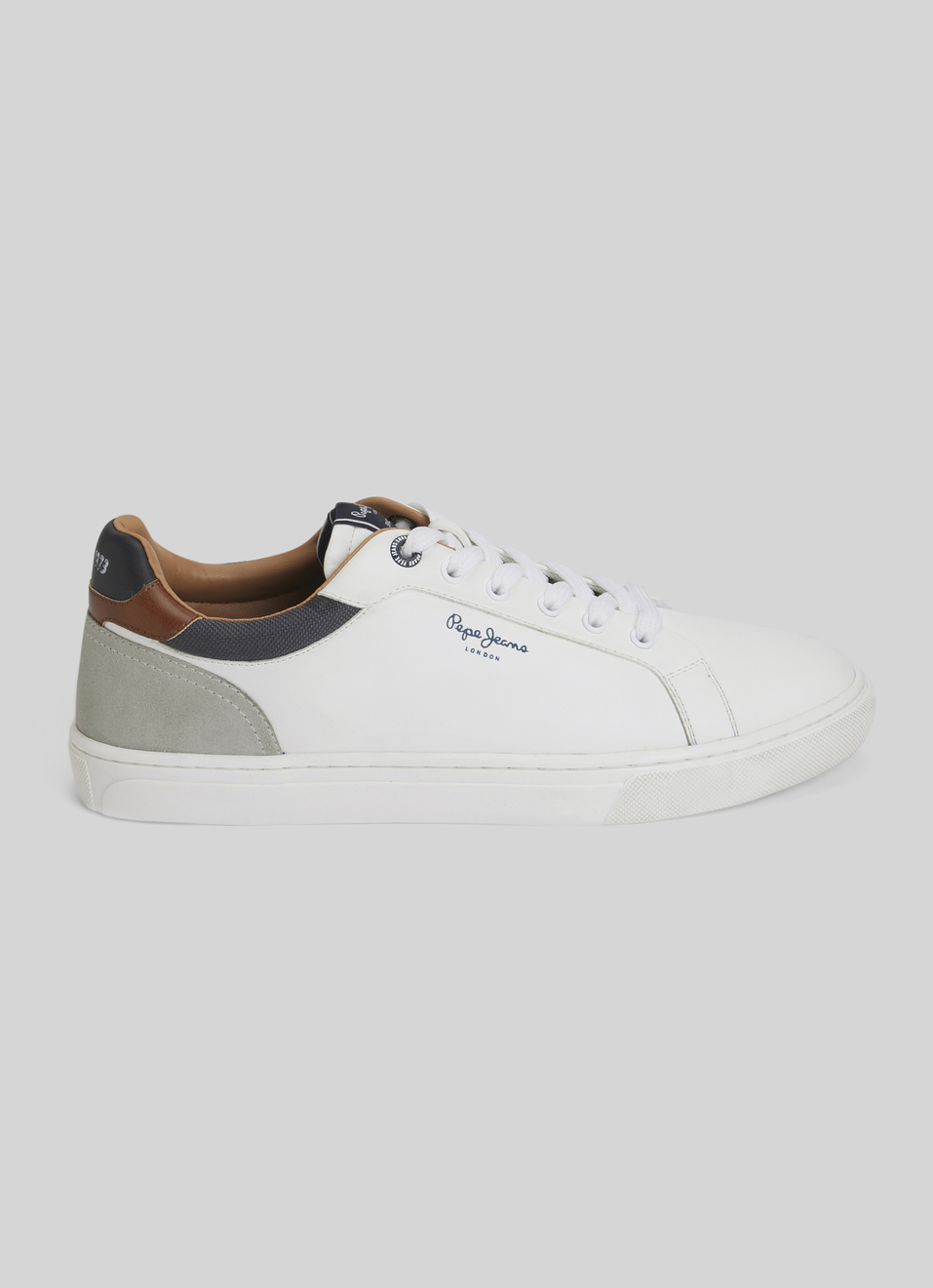 Kenton Court White Cupsole Sneakers, , large image number 5