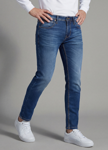 Oliver Blue Mid Rise Skinny Gymindigo Ankle Jeans