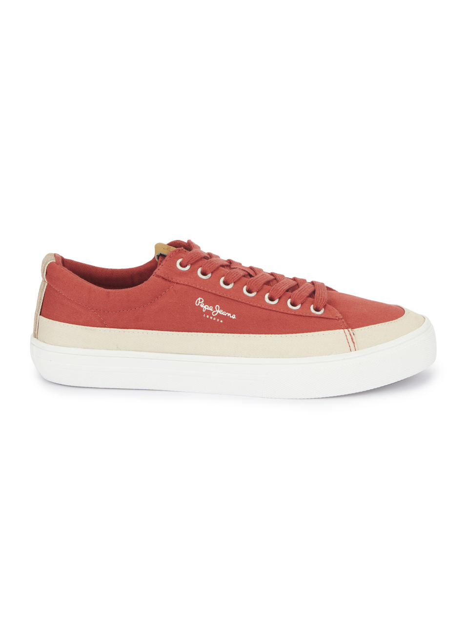 Men Orange & Beige Colorblock Casual Sneakers, , large image number 5