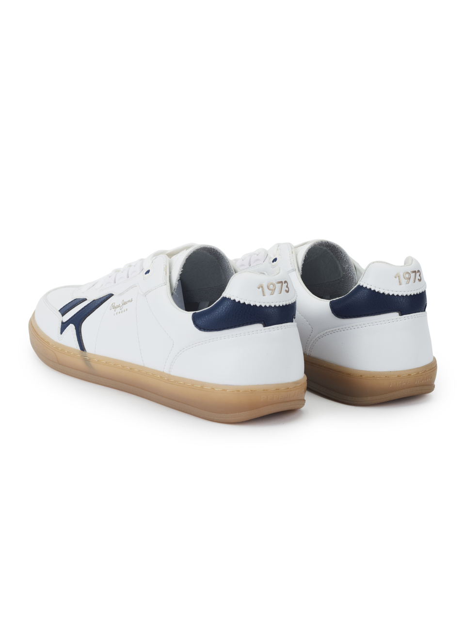 Men White Recycled Pu Leather Sneakers With Ortholite Insole, , large image number 3