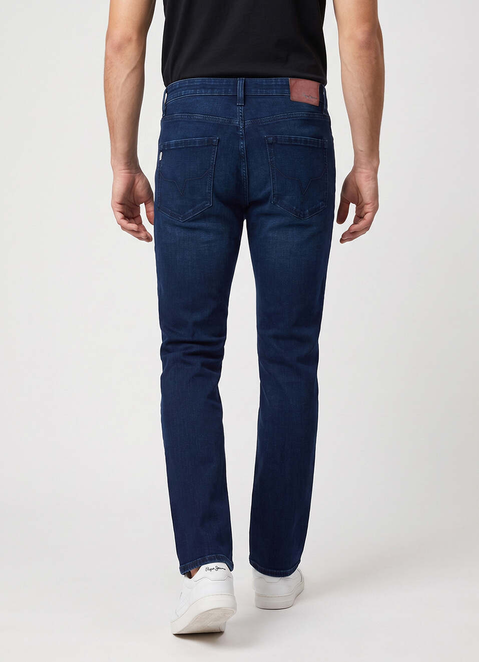 Men Dark Blue Stretchable Jeans, , large image number 3