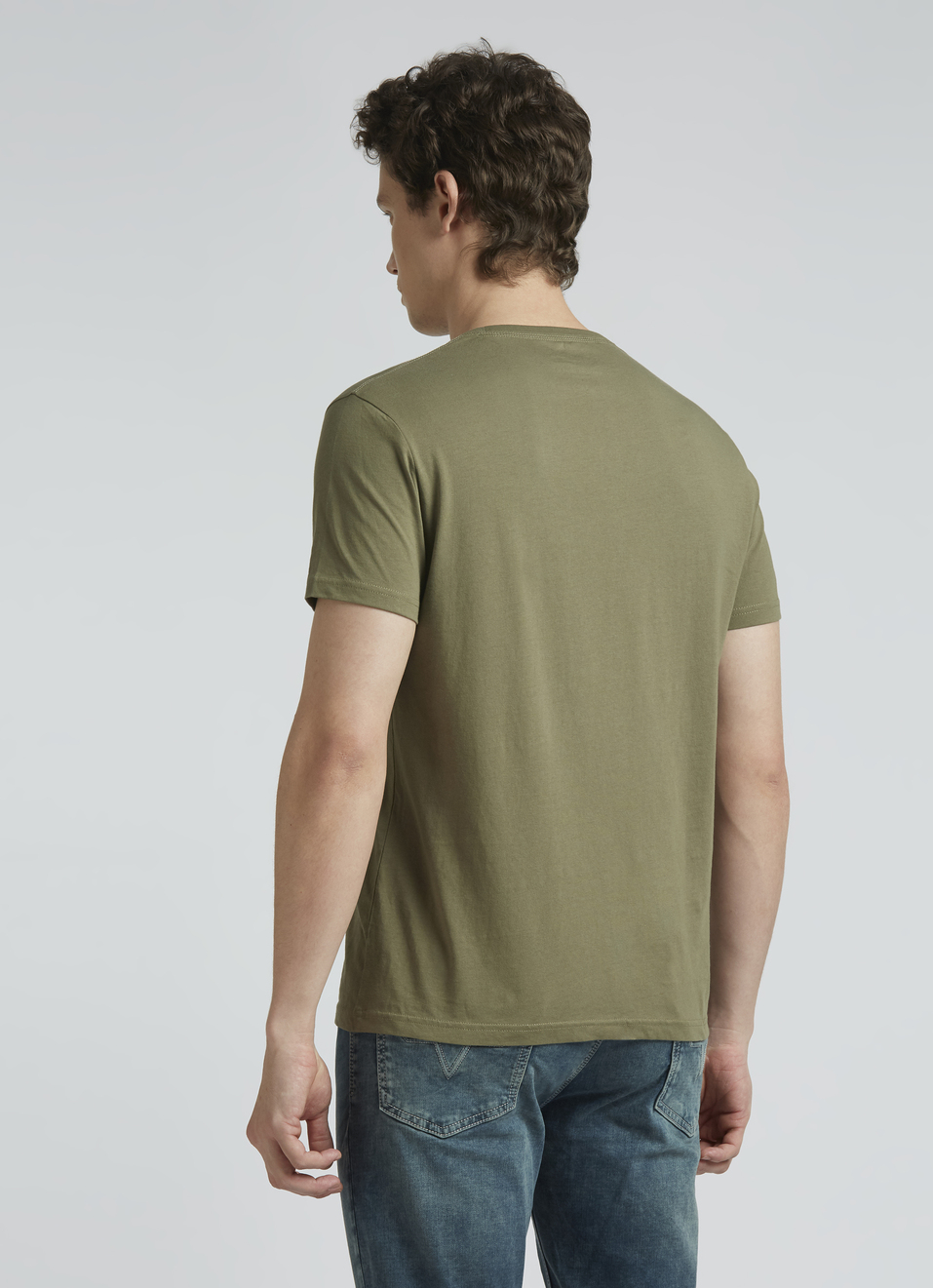 Green Graphic Print Short Sleeve T-shirt, , large image number 2