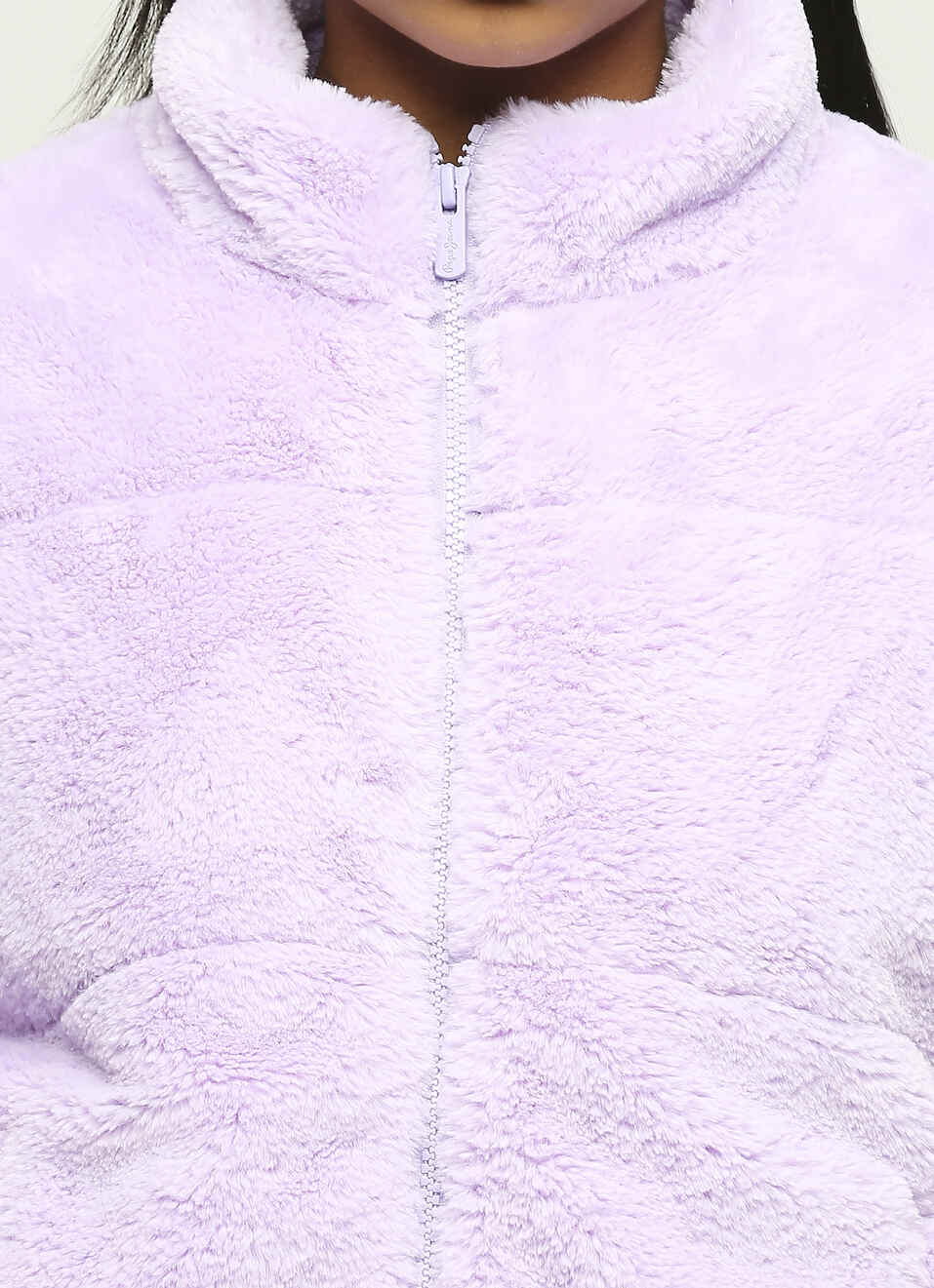 Purple Band Collar Jacket, , large image number 4
