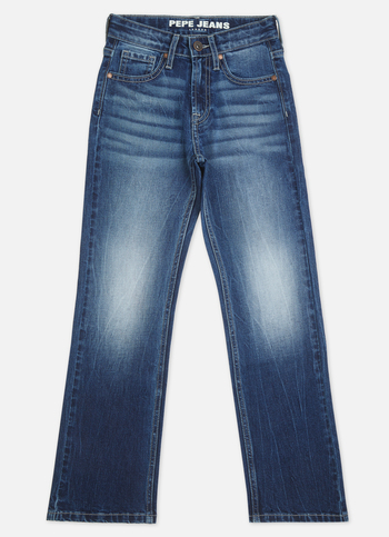 Boys Bootcut Blue Mid Waist Bootcut Leg Jeans