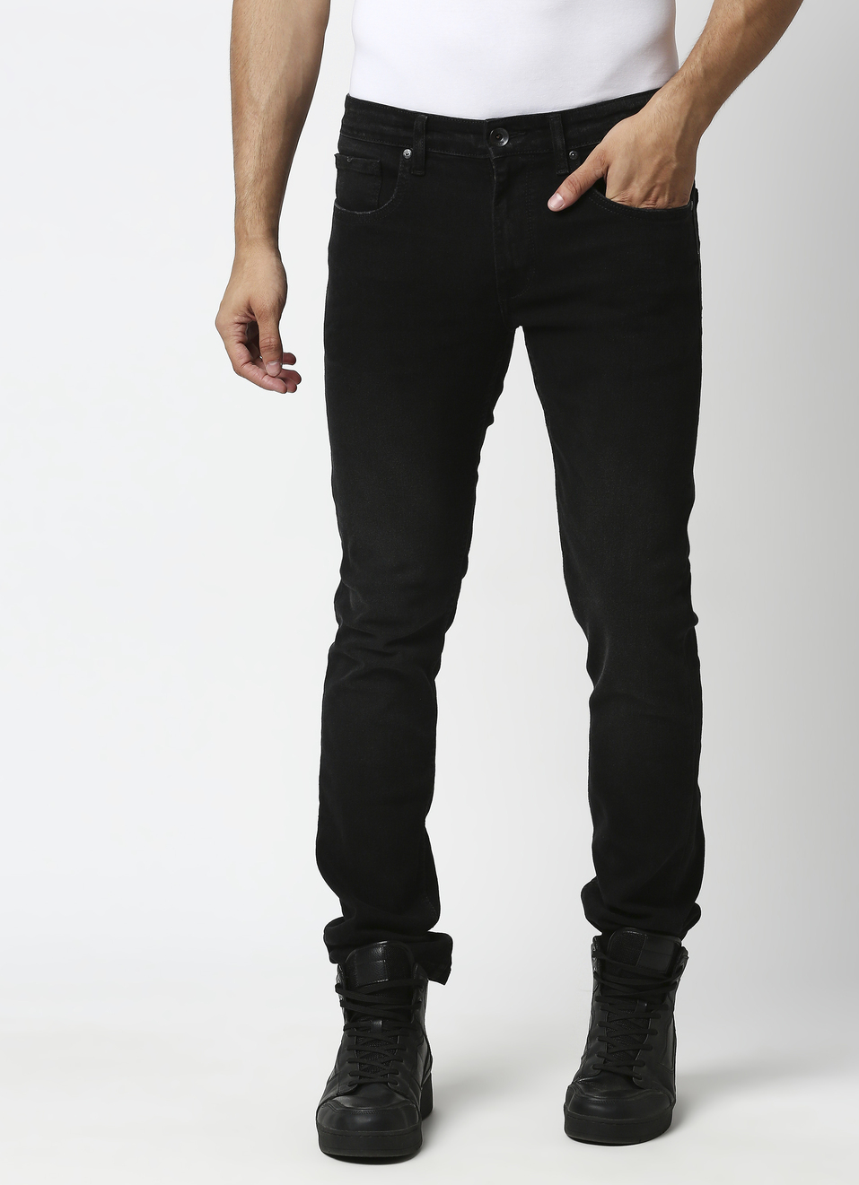 Vapour Slim Fit Mid Waist Jeans, , large image number 1