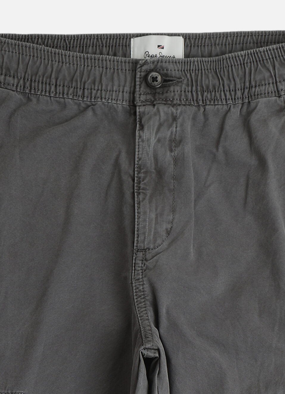 Boys Grey Brand Print Stretch Cargo Pants, , large image number 2