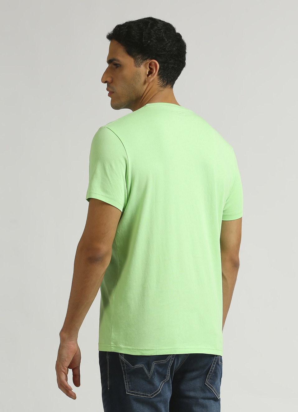 Green Graphic Printed Short Sleeve T-shirt, , large image number 1