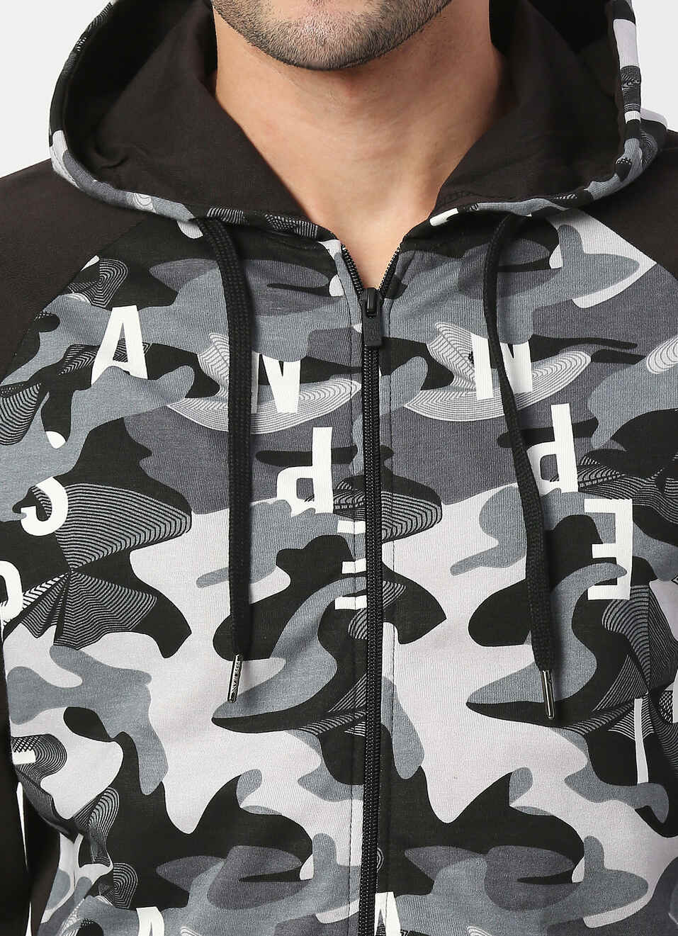 Joseph Graphic Printed Hooded Sweatshirt, , large image number 4