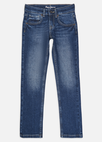 Boys Cashed Blue Mid Rise Slim Jeans