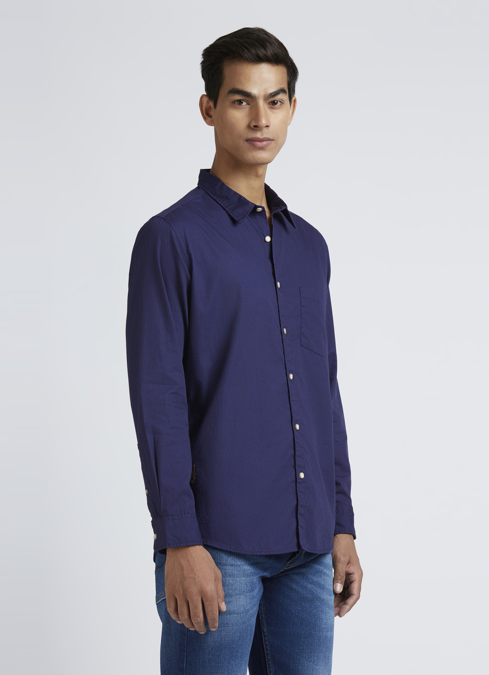 Navy Full Sleeve Shirt, , large image number 3