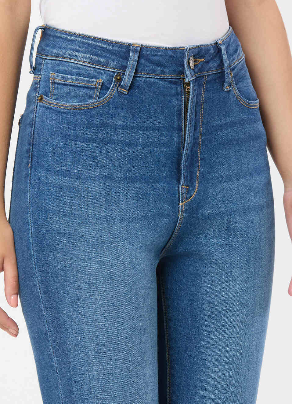 Women Med Used Skinny Jeans, , large image number 4